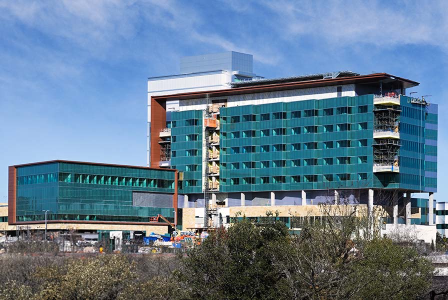 Construction at Children's Medical Center Plano
