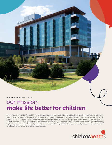 Children's Health Plano Fact Sheet